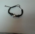 PULSERA HEMATIES Y ESTRELLA DE PLATA ENVEJECIDA 